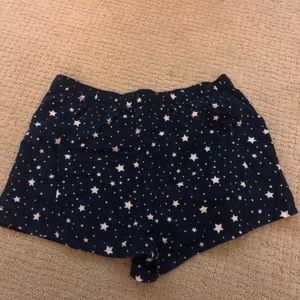 Star pajama shorts